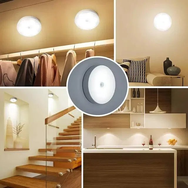 Motion Sensor Light for Home with USB Charging Wireless LED Night Light ( Pack of 2) - Smart Khareed