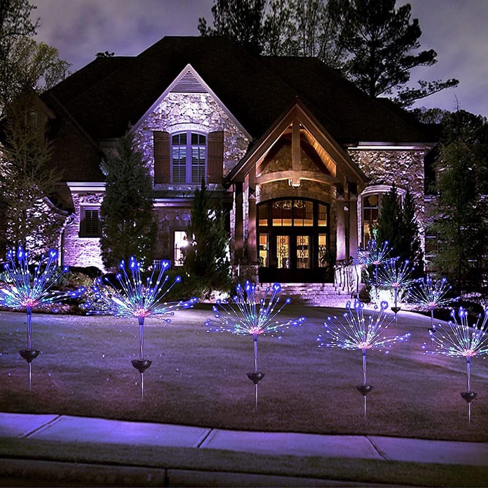 Seven Colors Gradient Solar Christmas Tree Light - Smart Khareed