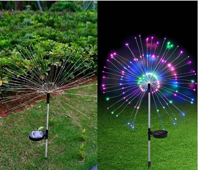 Seven Colors Gradient Solar Christmas Tree Light - Smart Khareed