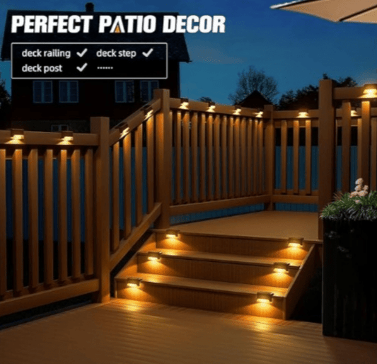 Solar deck lights (Pack of 4) - Smart Khareed